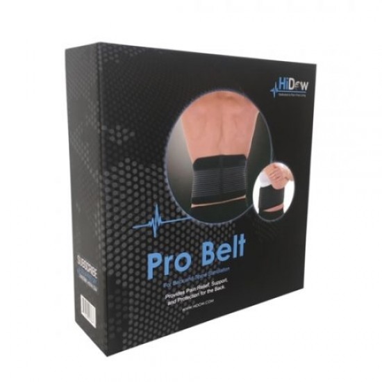 HiDow Pro Belt For TENS Units Back and Spine Stimulation Universal 3.5mm Snap On Compatible 