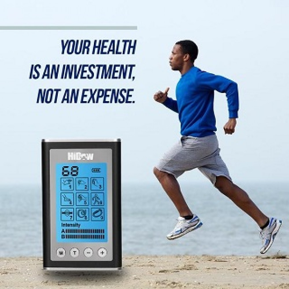 HiDow XPD12 Modes TENS Unit Muscle Stimulator EMS Device